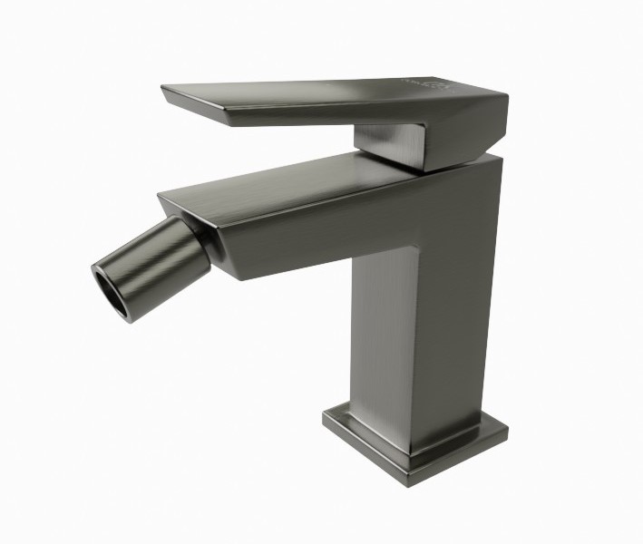 NOKEN SQUARE Однорычажный смеситель для биде, без ДК, браш. титан арт. 35415