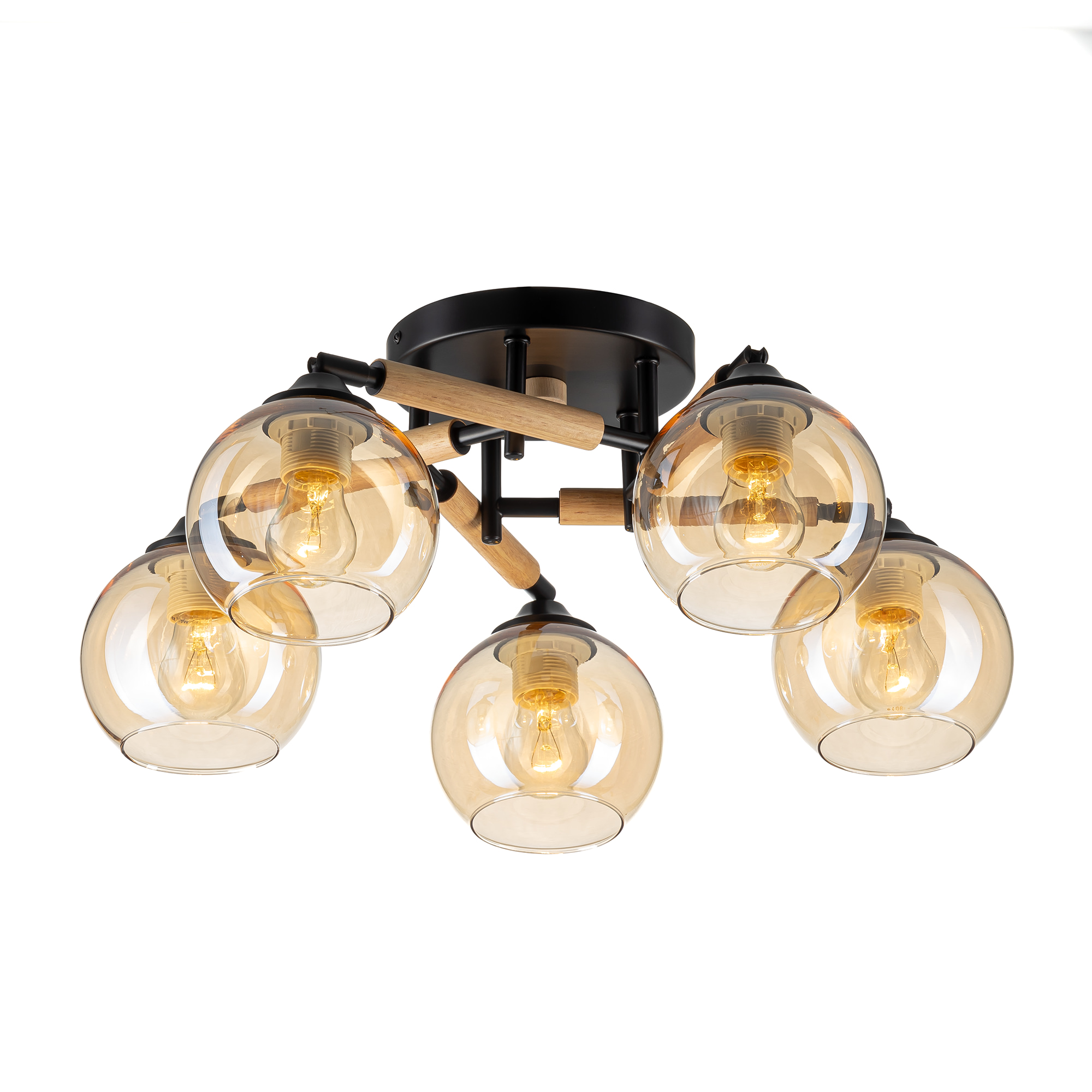 Citilux TIKA CL133151 Люстра поворотная Чёрная арт. 89442