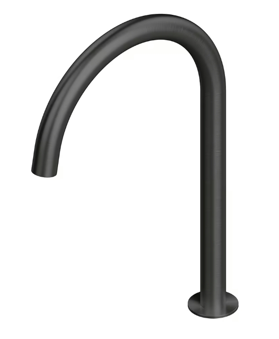 QUADRO DESIGN Излив поворотный для раковины, AISI316L ON PVD: Black gold арт. 35861