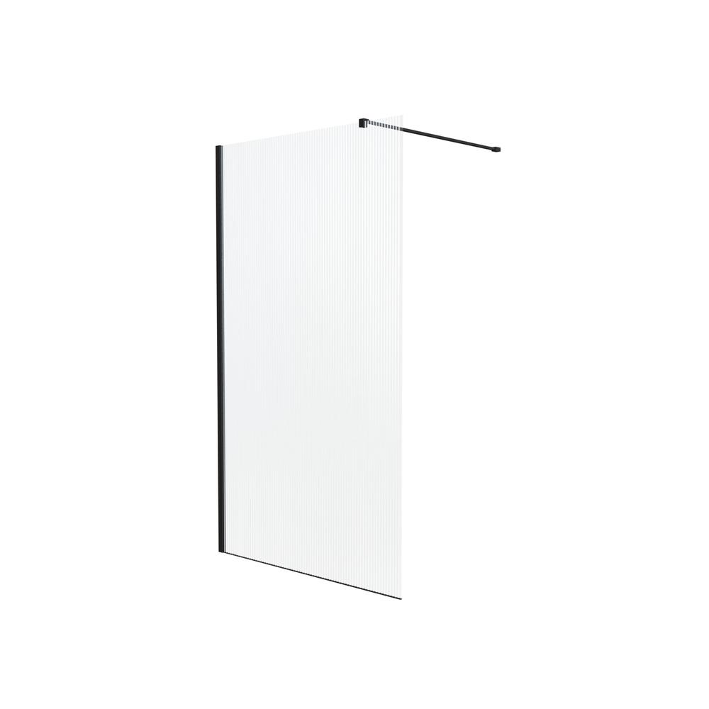 Душевая перегородка Knotlor WI120CG1BL 120х200, черный арт. 179477