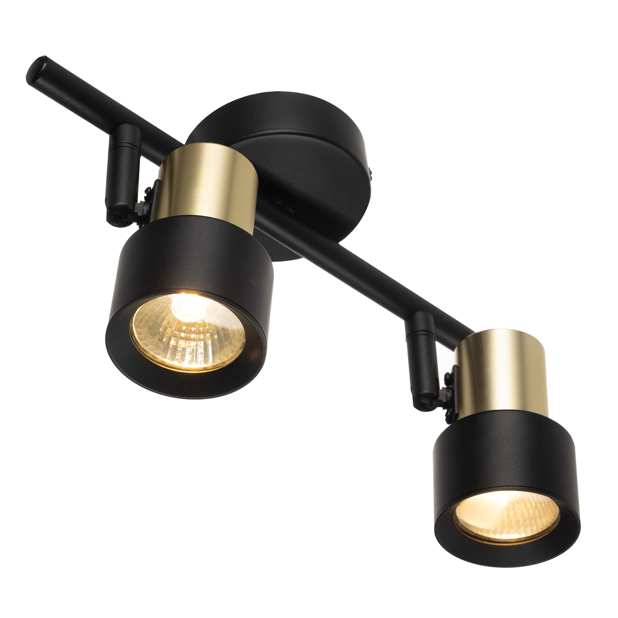 Citilux SAT CL505621 Спот поворотный с выключателем Чёрный+Золото арт. 89271