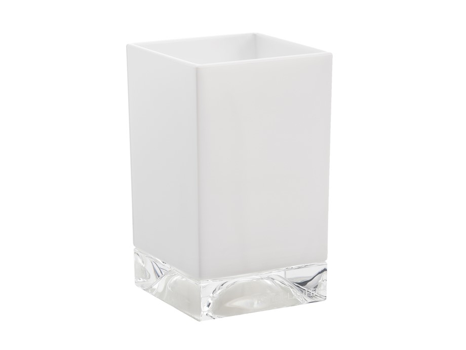 LAUFEN KARTELL Стакан на столешницу, 70х70х120 мм, Насыщенный белый арт. 30247