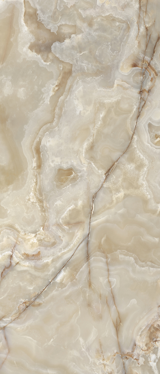 Керамогранит  ONYX&MORE GOLDEN ONYX SATIN 6MM R 120x280 арт. 84017