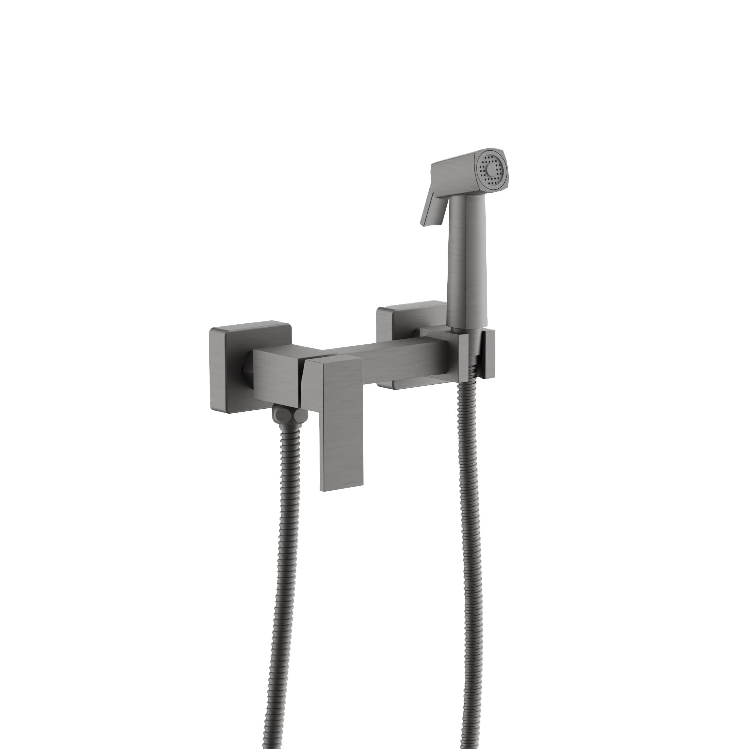 Гигиенический душ со смесителем BELZ B55806-3, оружейная сталь арт. 189463