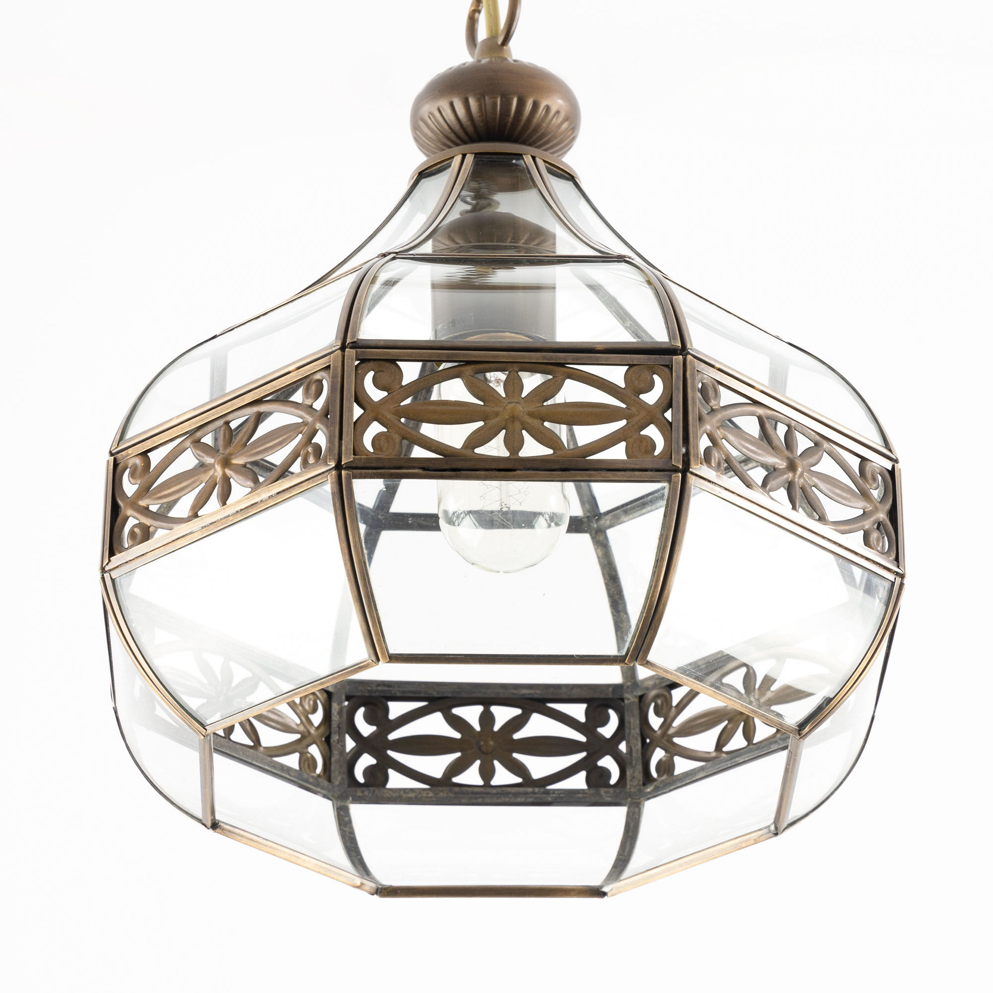 Citilux Гера-2 CL444210 Подвесной светильник витражный Бронза арт. 88129