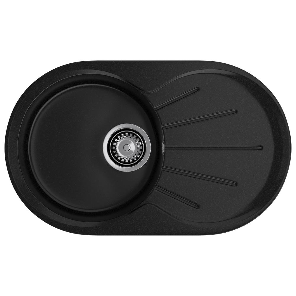 Кухонная мойка GranFest RONDO 750L, черный арт. 186837