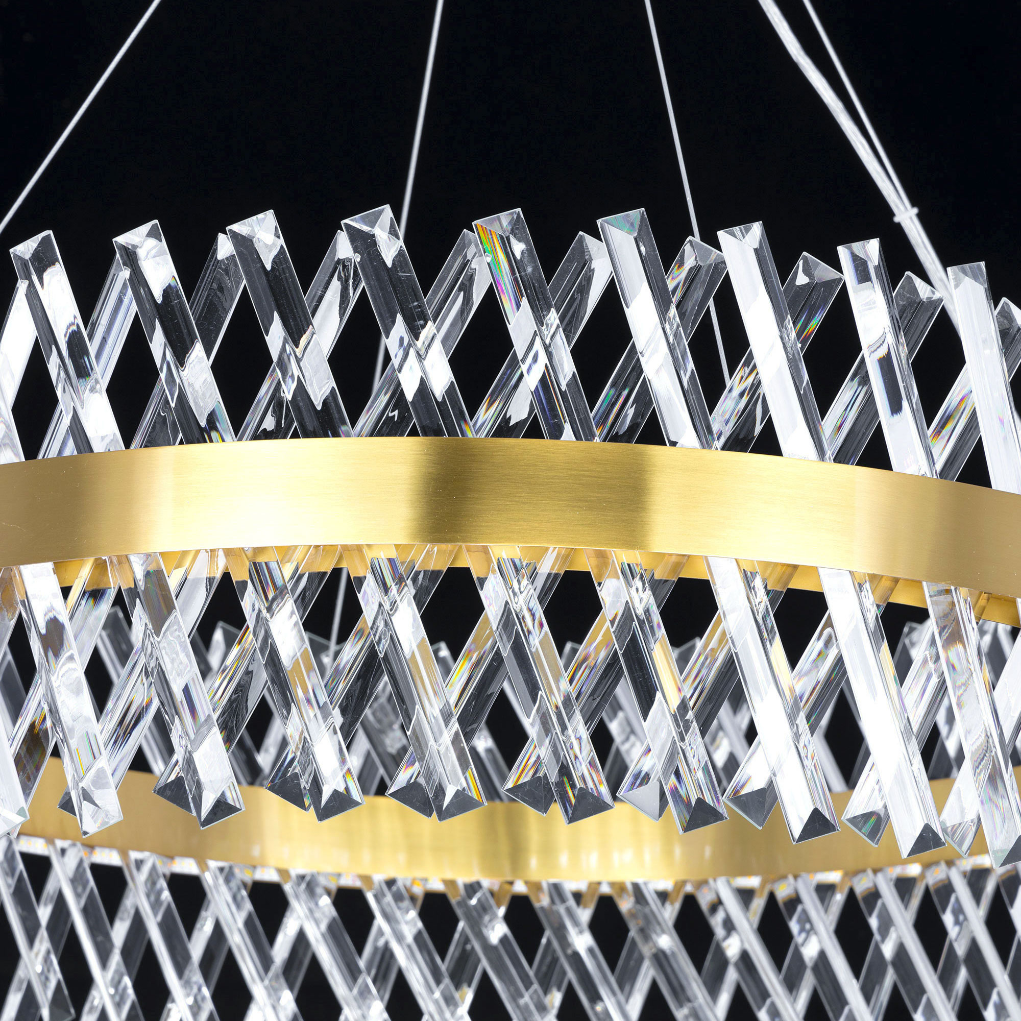 Citilux Ричард CL336083 LED Люстра хрустальная с пультом Бронза арт. 88883