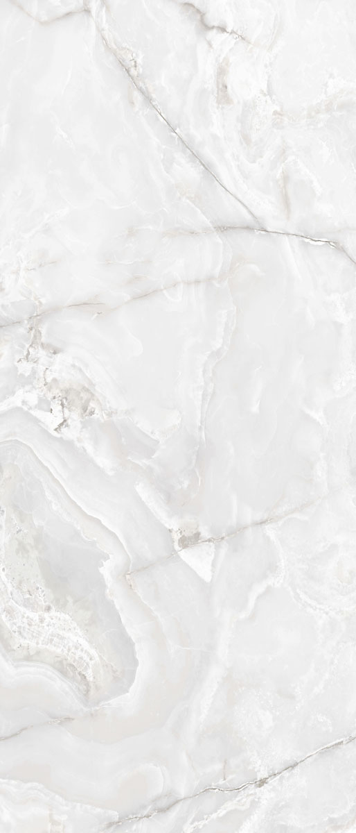 Керамогранит  ONYX&MORE WHITE ONYX GLO 6MM R 120x280 арт. 84015