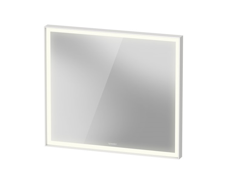 DURAVIT VITRIUM Зеркало с LED подсветкой, сенсорное управление, 800х67 мм, 18 White Matt арт. 33690