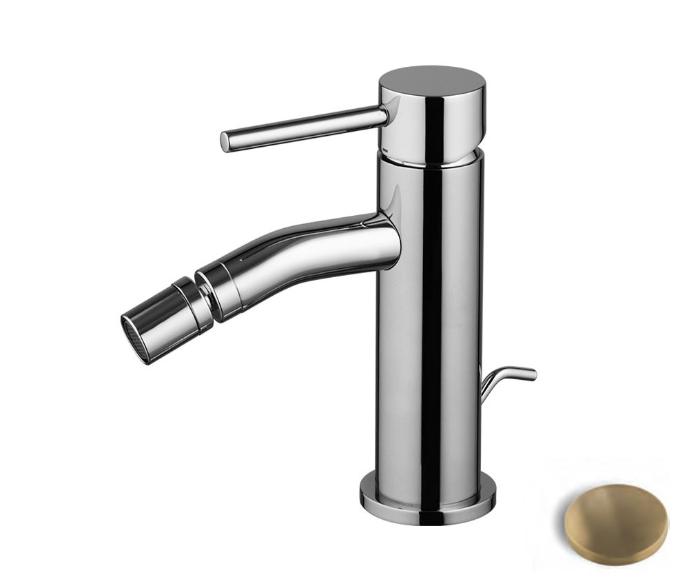 FIMA CF SPILLO UP Смеситель для биде, ДК, BRUSHED GOLD арт. 35056