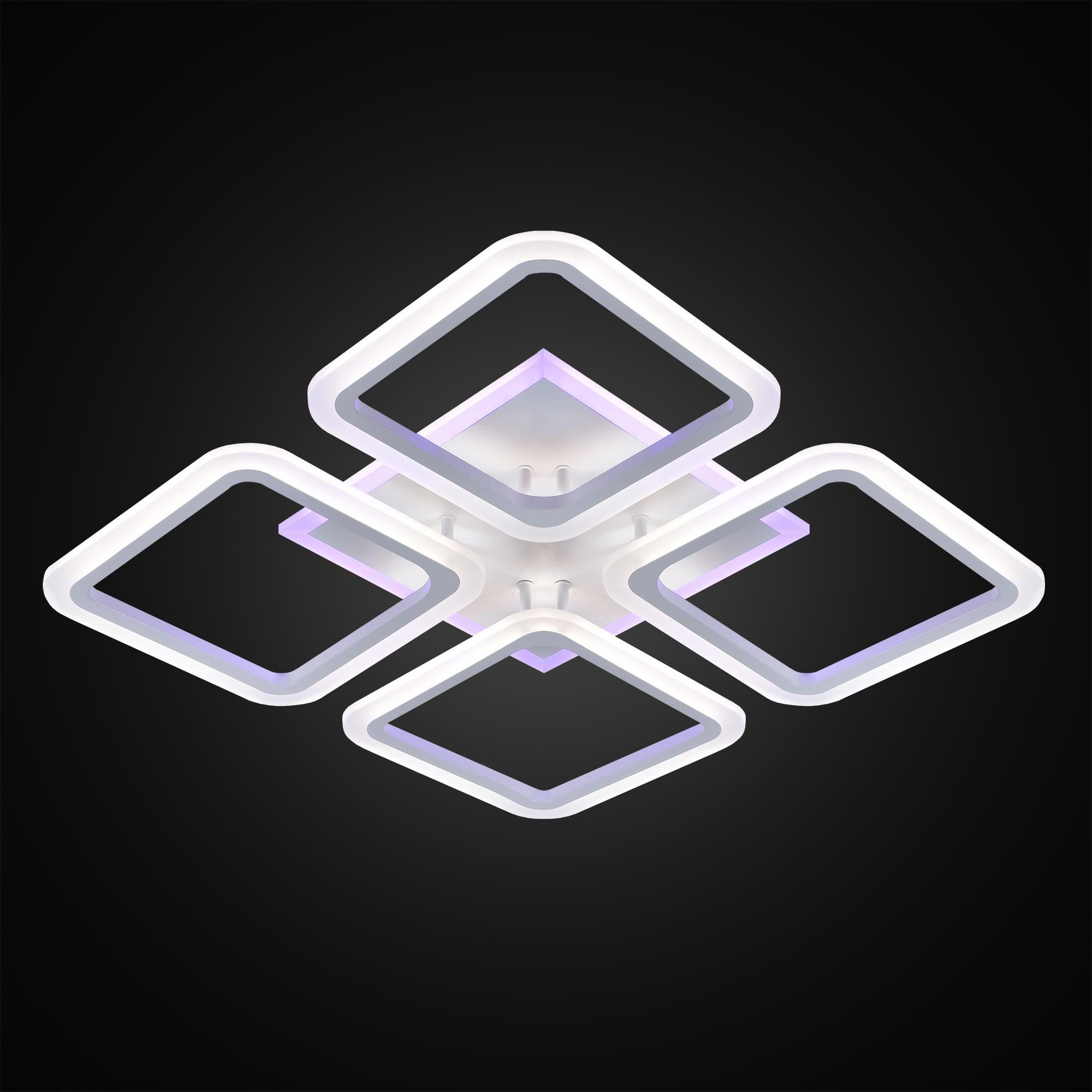 Citilux Марсель Смарт CL232A140E RGB Умная люстра Белая арт. 88667