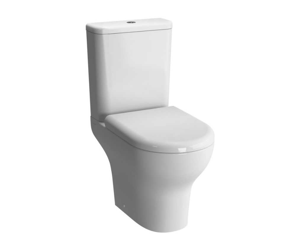 VITRA Zentrum Комплект унитаза Rim-Ex с сиденьем микролифт, белый/хром арт. 37352