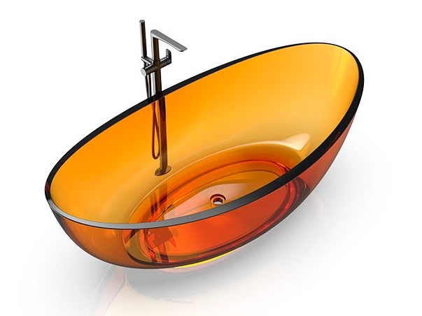 KNIEF OVAL Shape Ванна отдельностоящая 180х93x56 см, 50 Arangonit/хром арт. 32467