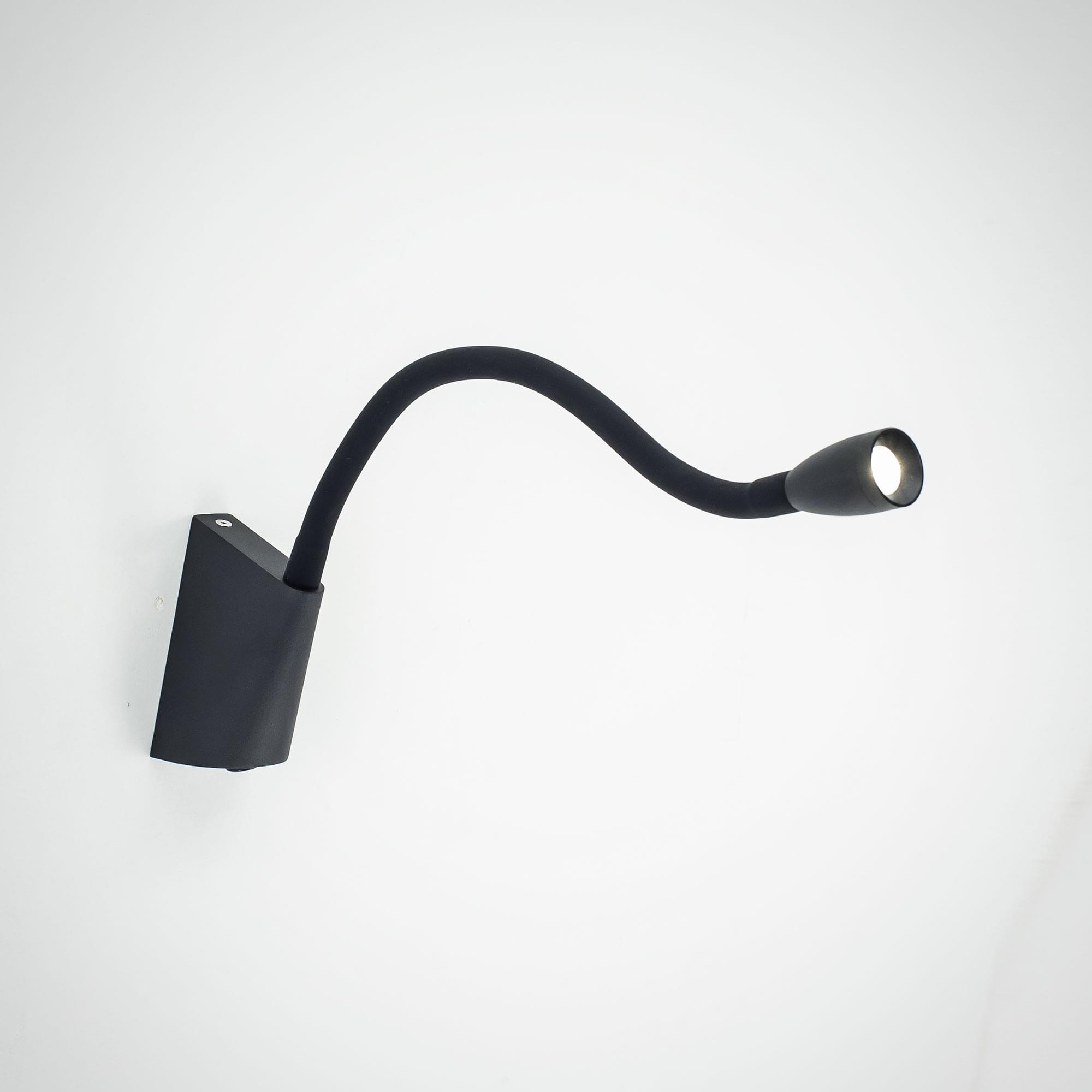 Citilux Декарт CL704341 LED Бра гибкое с выключателем Чёрное арт. 88157