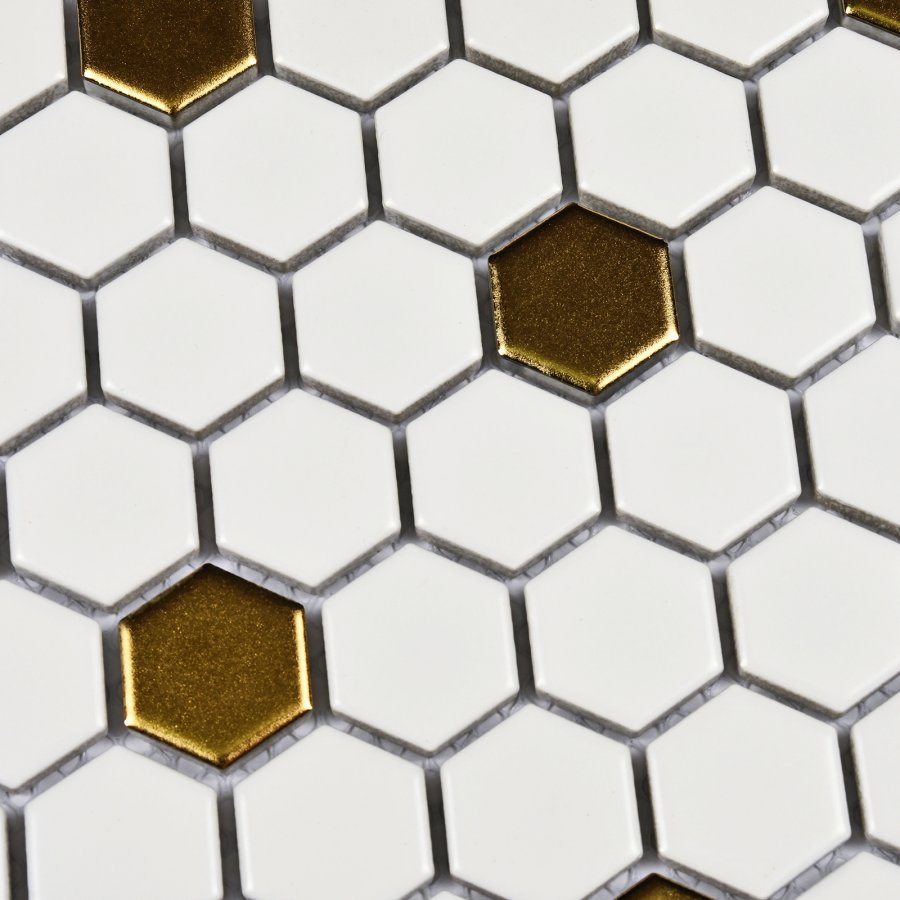Плитка декоративная керамическая Babylon Gold matt 6*23*26 260*300 арт. 90279