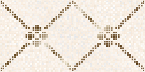 Керамическая плитка Пиксель бежевый / Декор 31.5*63 Pixel beige 1c арт. 72499
