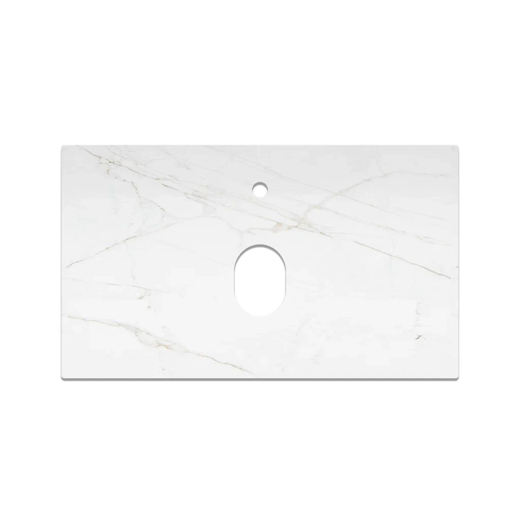 Столешница La Fenice Granite Gray Structural Terra 80 см, белая арт. 183594