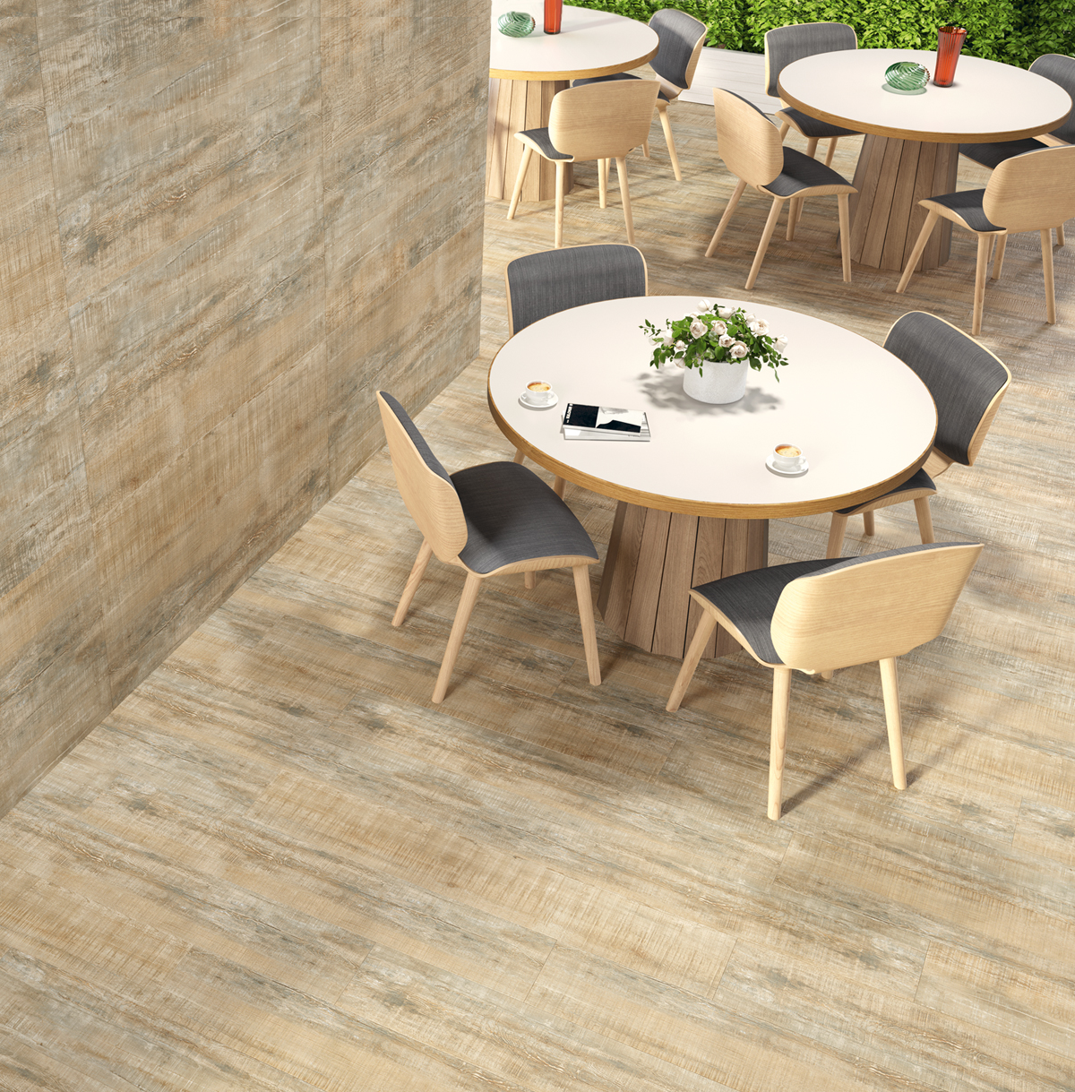 Плитка Идальго Граните Вуд Эго Беж 1200x195 SR (1,638 кв.м.) арт. 53380