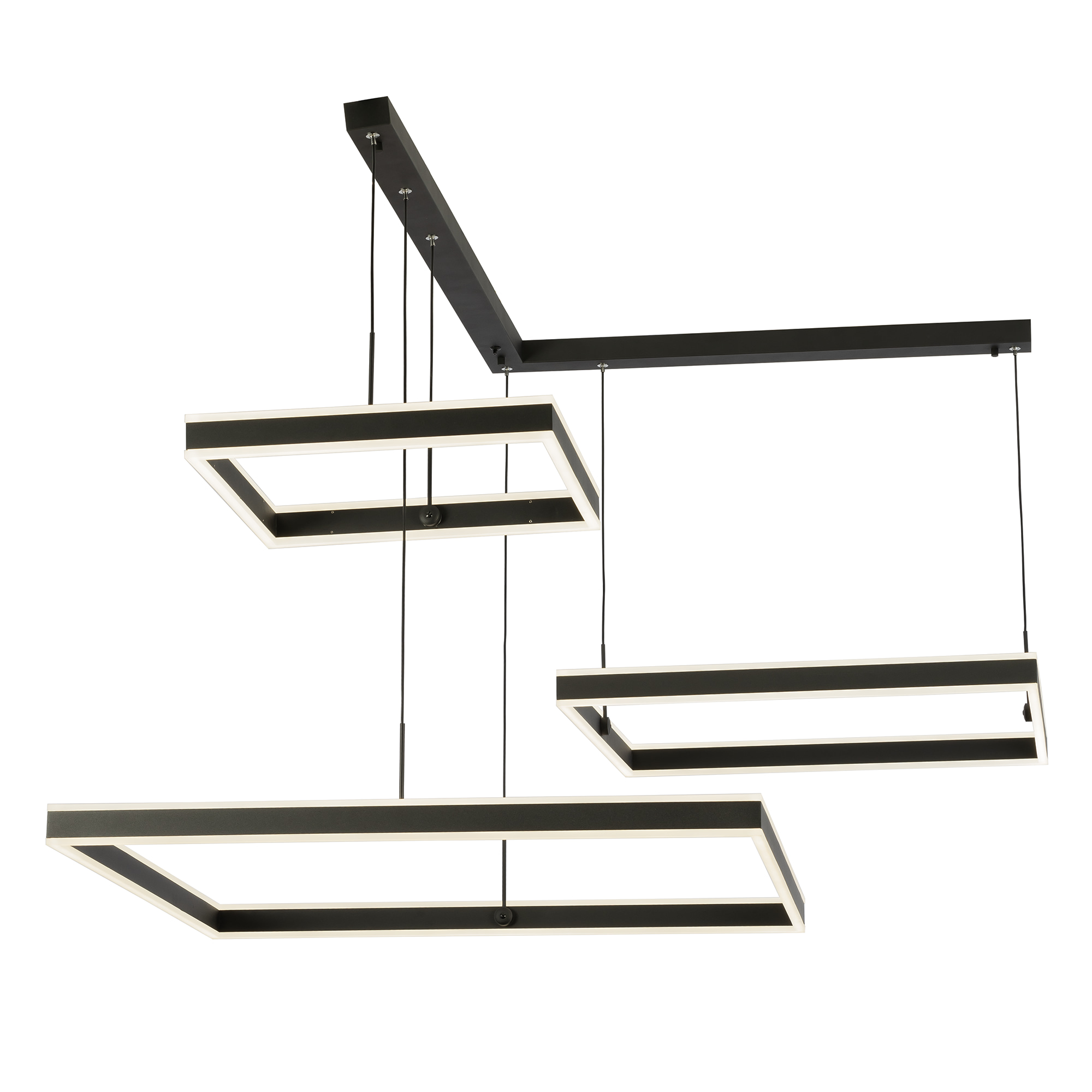 Citilux Дуэт CL719K311 LED Люстра подвесная с пультом Чёрная арт. 89051