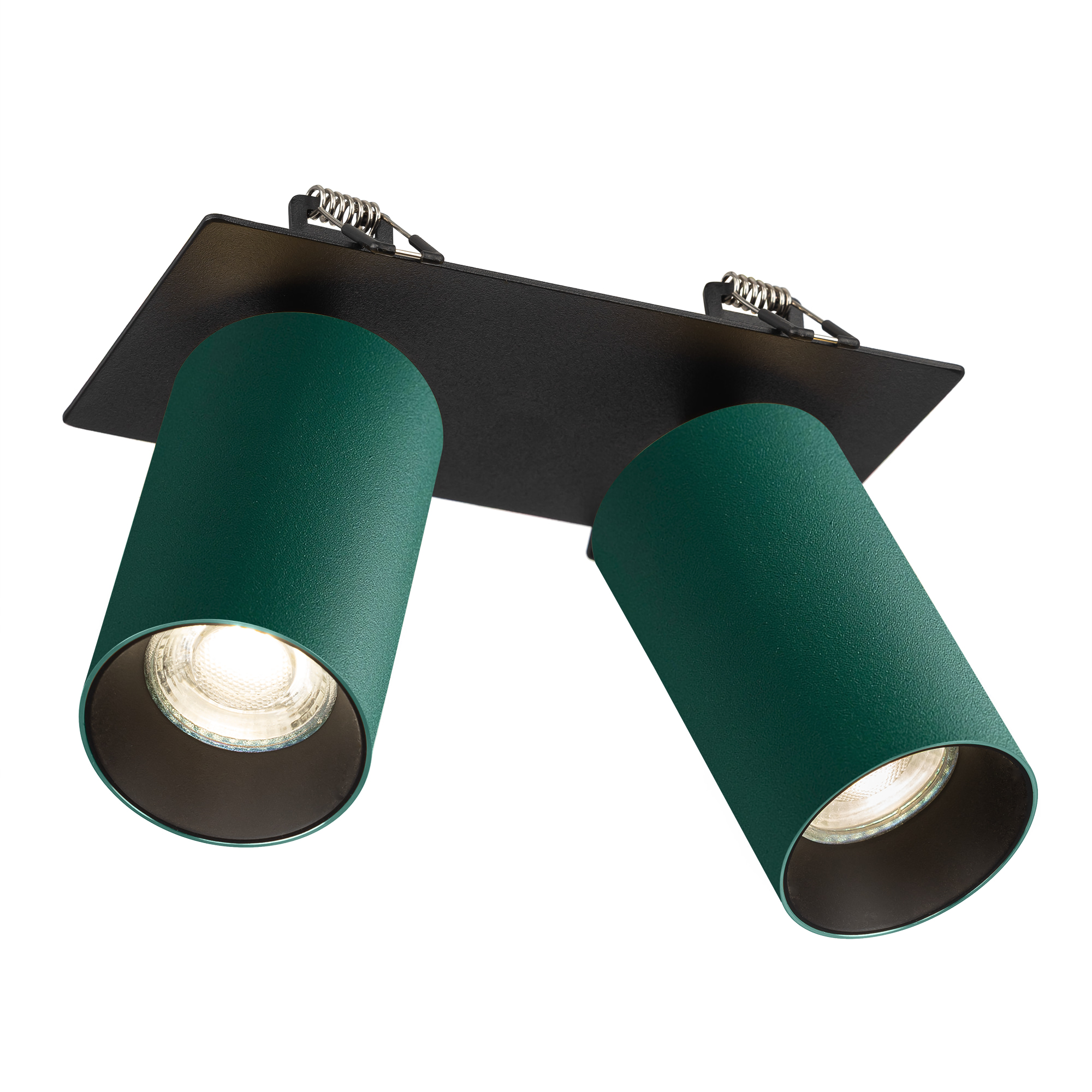 Citilux AXEL CL512D25 Спот поворотный встраиваемый двойной Зелёный арт. 89824
