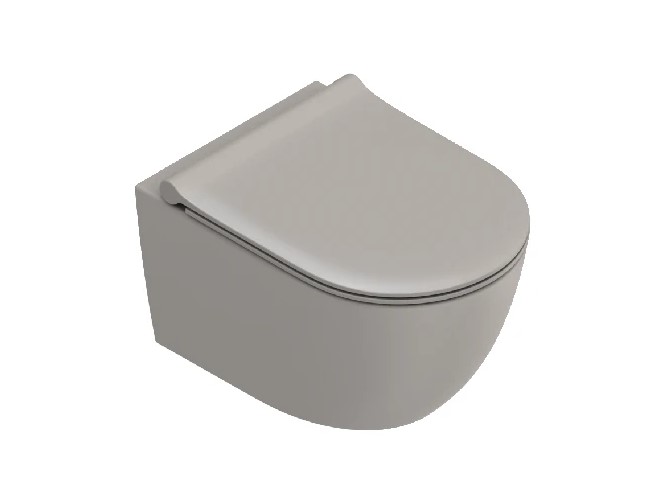 CATALANO SFERA Унитаз подвесной с системой смыва Silentech 2.0, 50×35 см, Tortora матовый арт. 89914