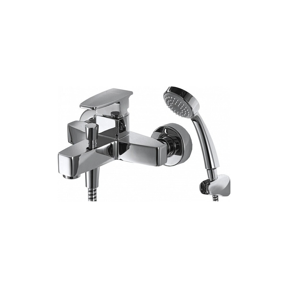Смеситель для ванны Bravat Riffle F672106C-B, хром арт. 167459