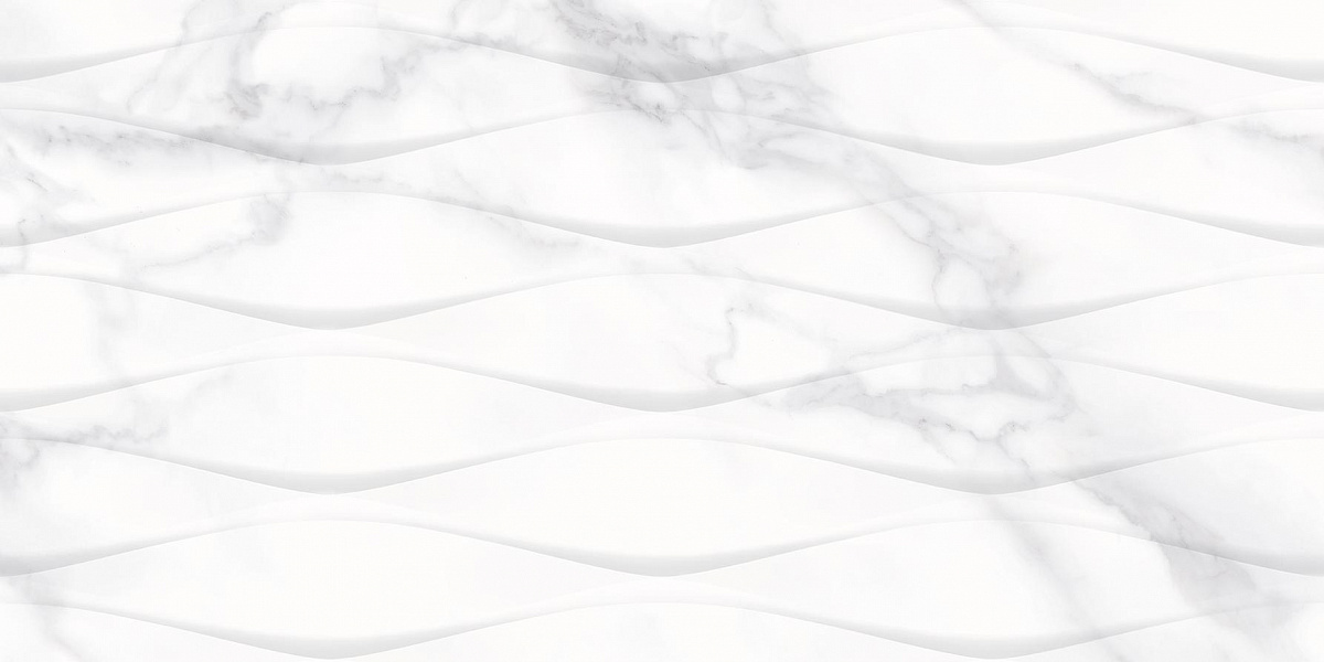 Керамическая плитка Калакатта сильвер рельеф / Плитка 31,5*63 Calacatta silver rel 33 арт. 72682