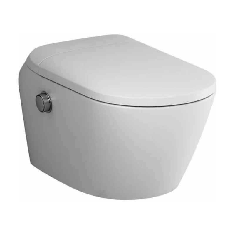 Умный унитаз SMARTFLOW безободковый с микролифтом SMF3017T-WH, белый арт. 173105