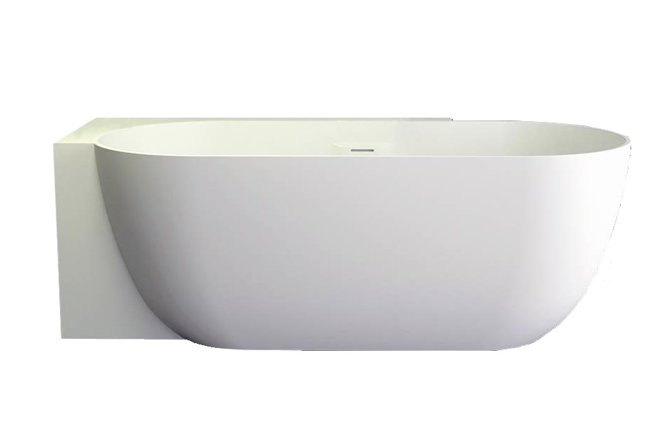 KNIEF LOTUS CORNER L Ванна пристенная, левая, 190x95xH63 см, K.Stone белый матовый арт. 32312