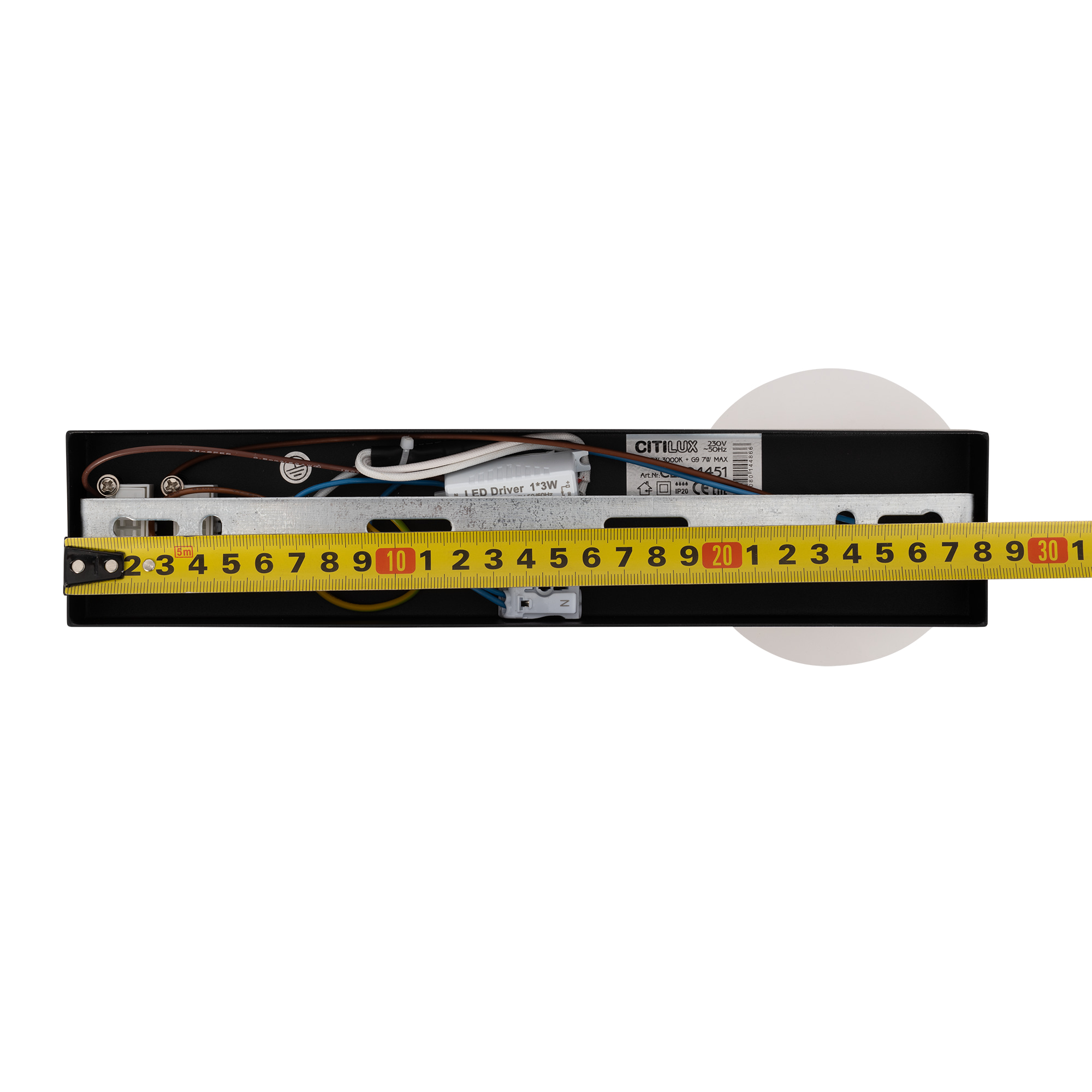 Citilux Декарт CL704451 LED Светильник с выключателем Чёрный+Бронза арт. 89377