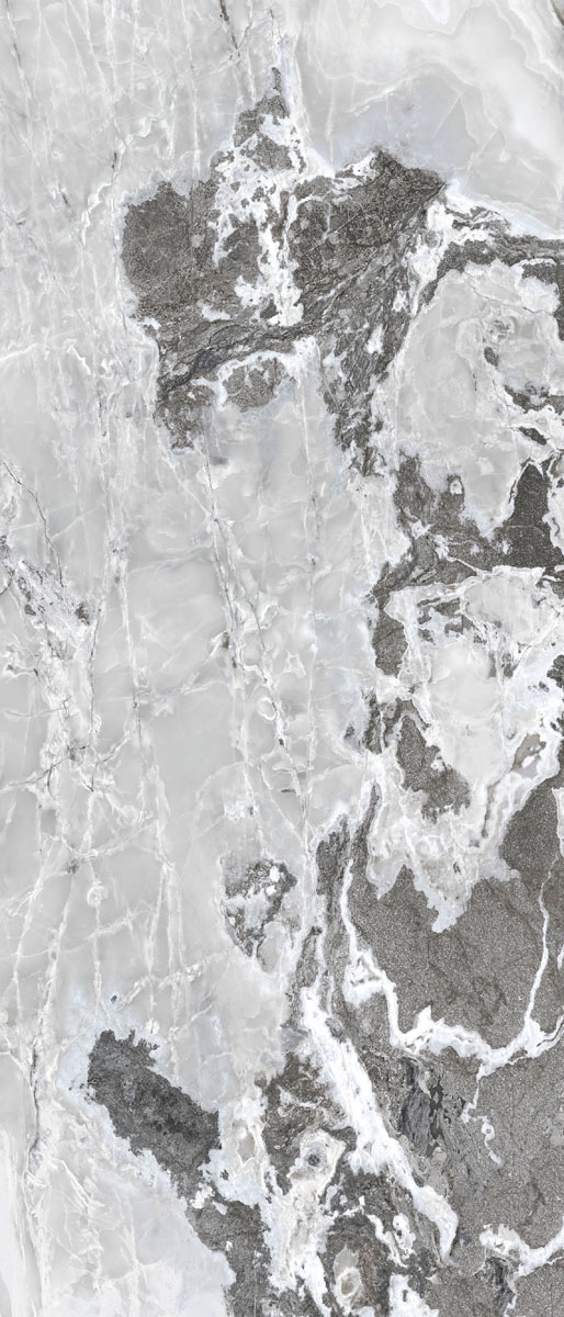 Керамогранит ONYX&MORE SILVER BLEND GLO 6MM R 120x280 арт. 84012
