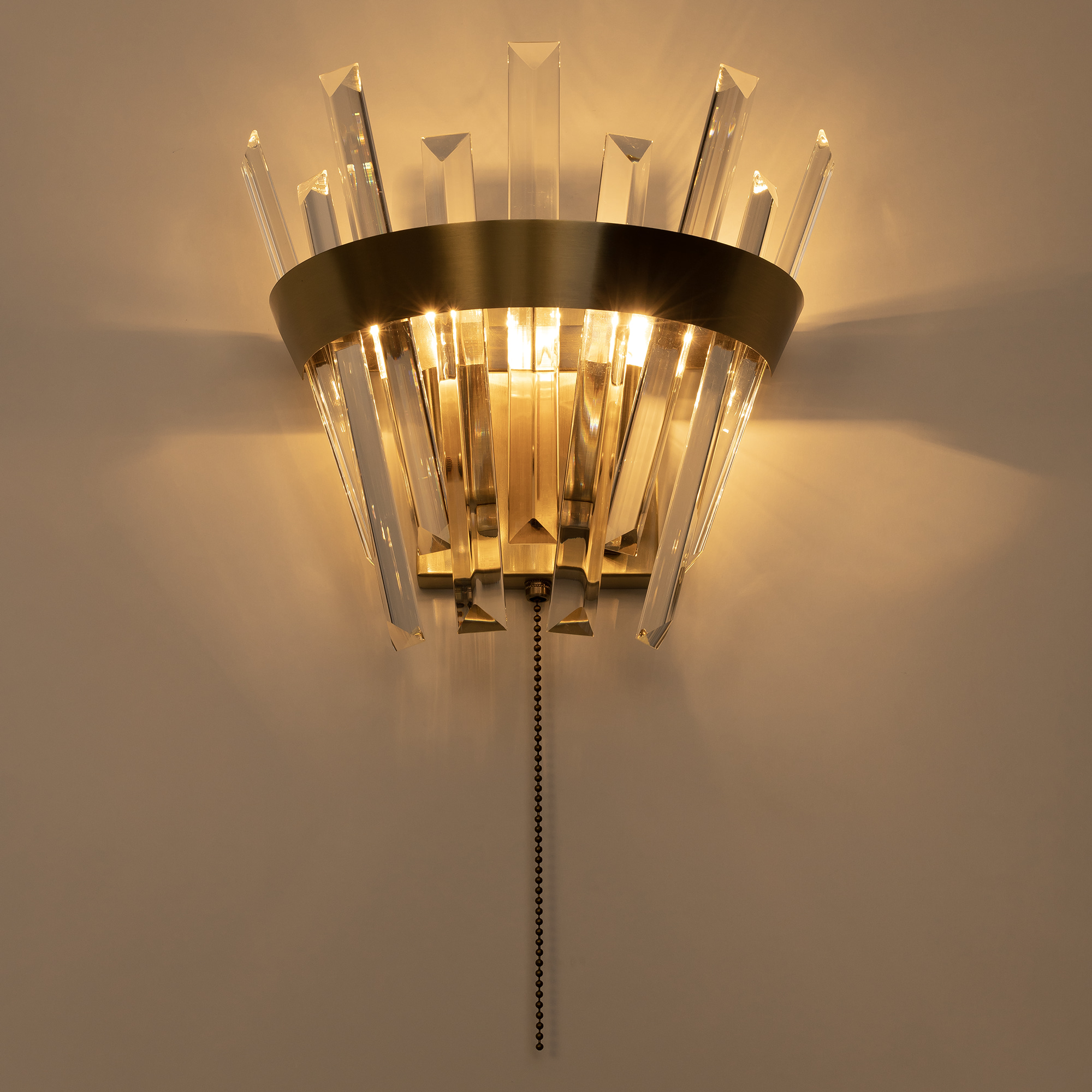 Citilux Вестерос CL307313 Бра хрустальное с выключателем Бронза арт. 89227