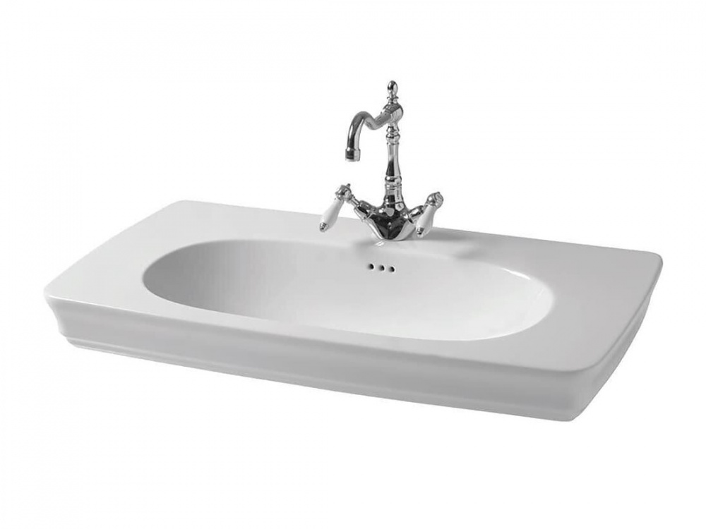 ART CERAM CIVITAS Раковина подвесная 90x50 см, glossy white арт. 36320