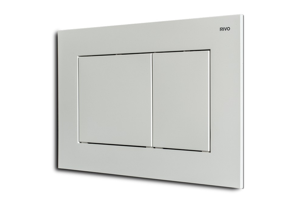 RIVO Touch Line Панель двойного смыва для баков RIVO Set A, Белый матовый арт. 161579