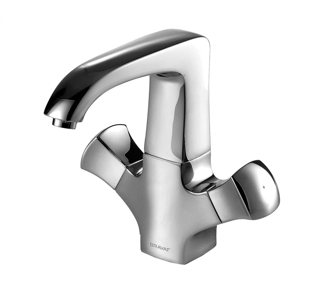 Смеситель для раковины Bravat Whirlpool F178112C, хром арт. 163159
