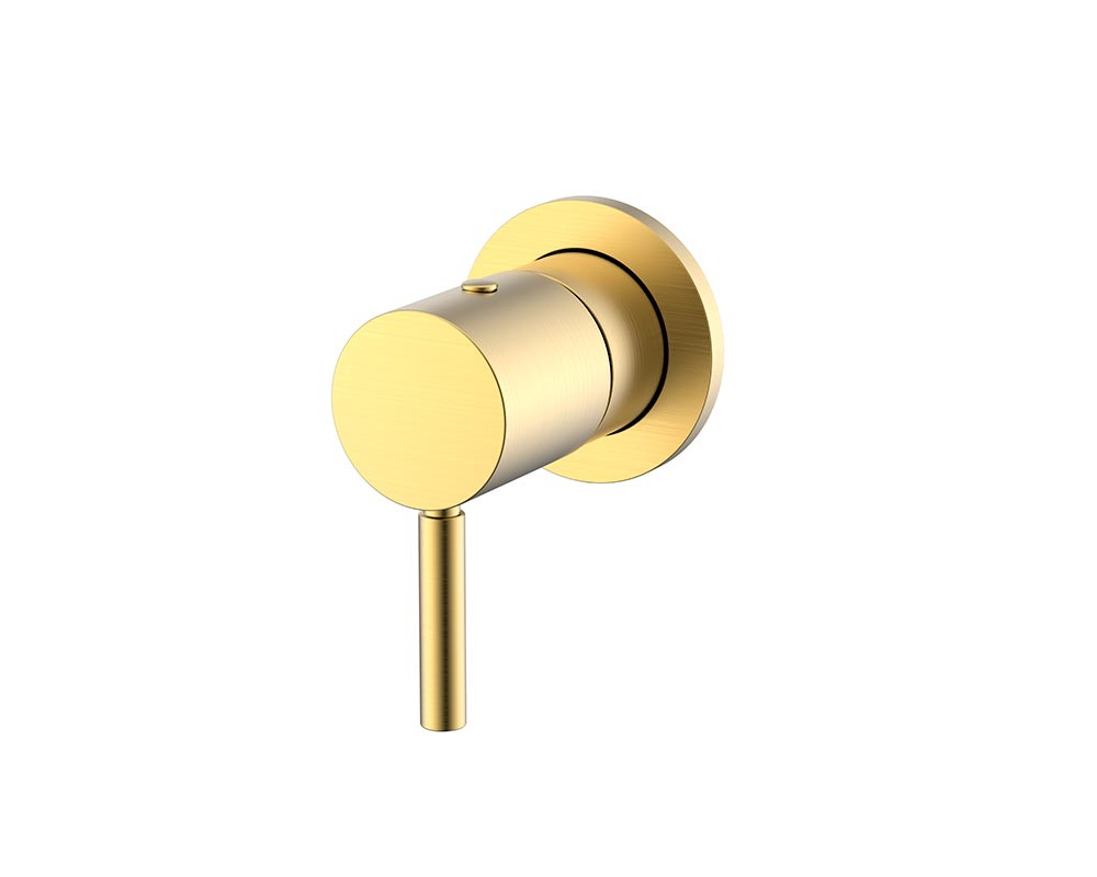 NEMO ROUND Смеситель для душа на 1 позицию, BRUSH GOLD арт. 39539