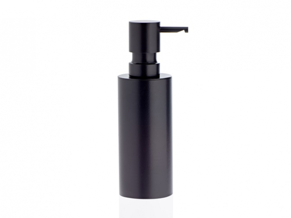 DW ROUND MK SSP Дозатор для мыла настольный, H18x5,5x7 см, Черный матовый арт. 30282