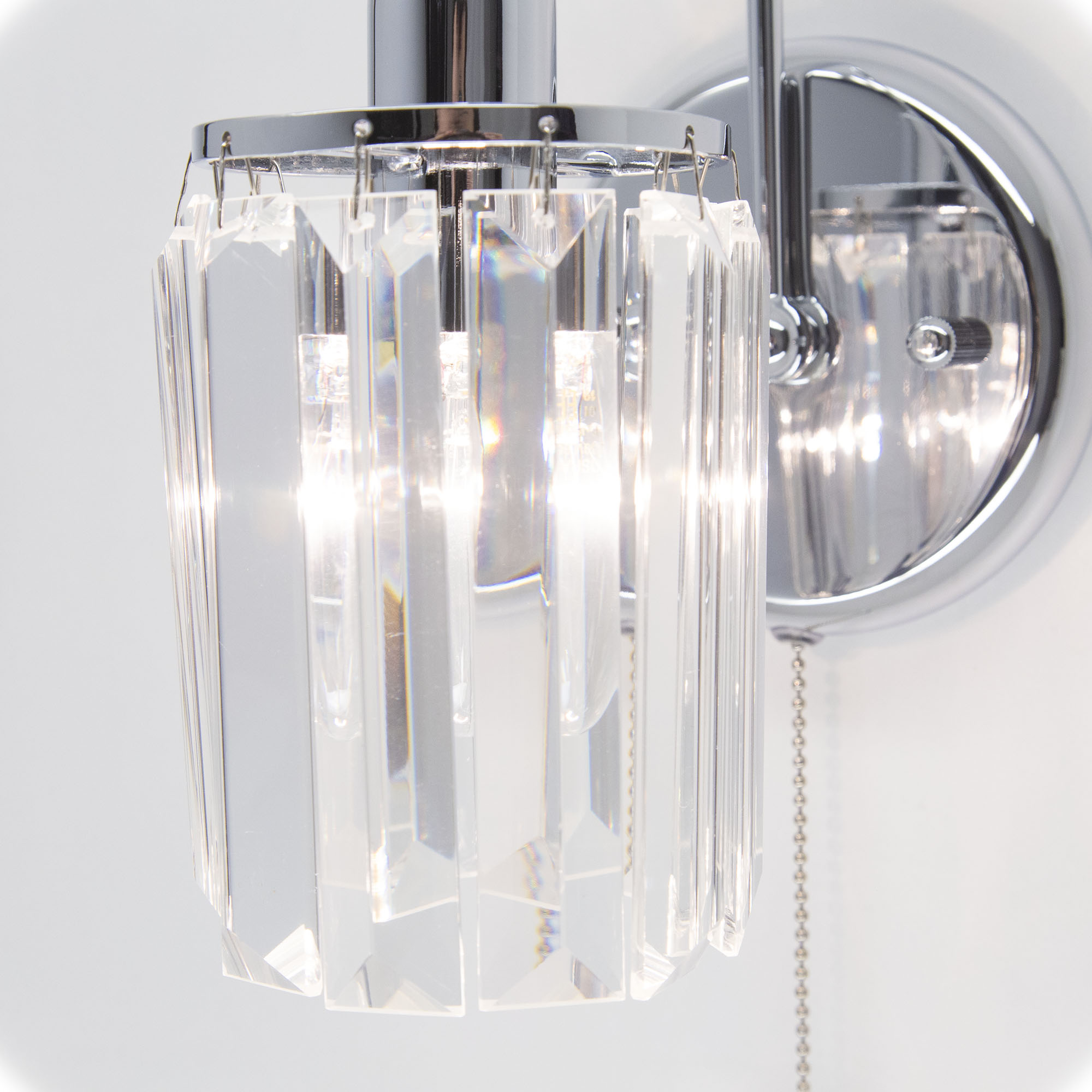 Citilux Синди CL330311 Бра хрустальное с выключателем Хром арт. 88291