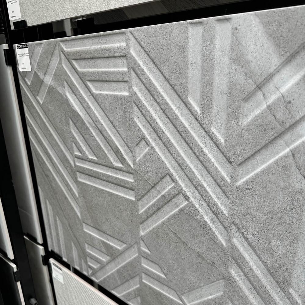 Плитка Dark Grey Angelo Decore 59.6х120 см (10 мм) 61w1218a арт. 128423