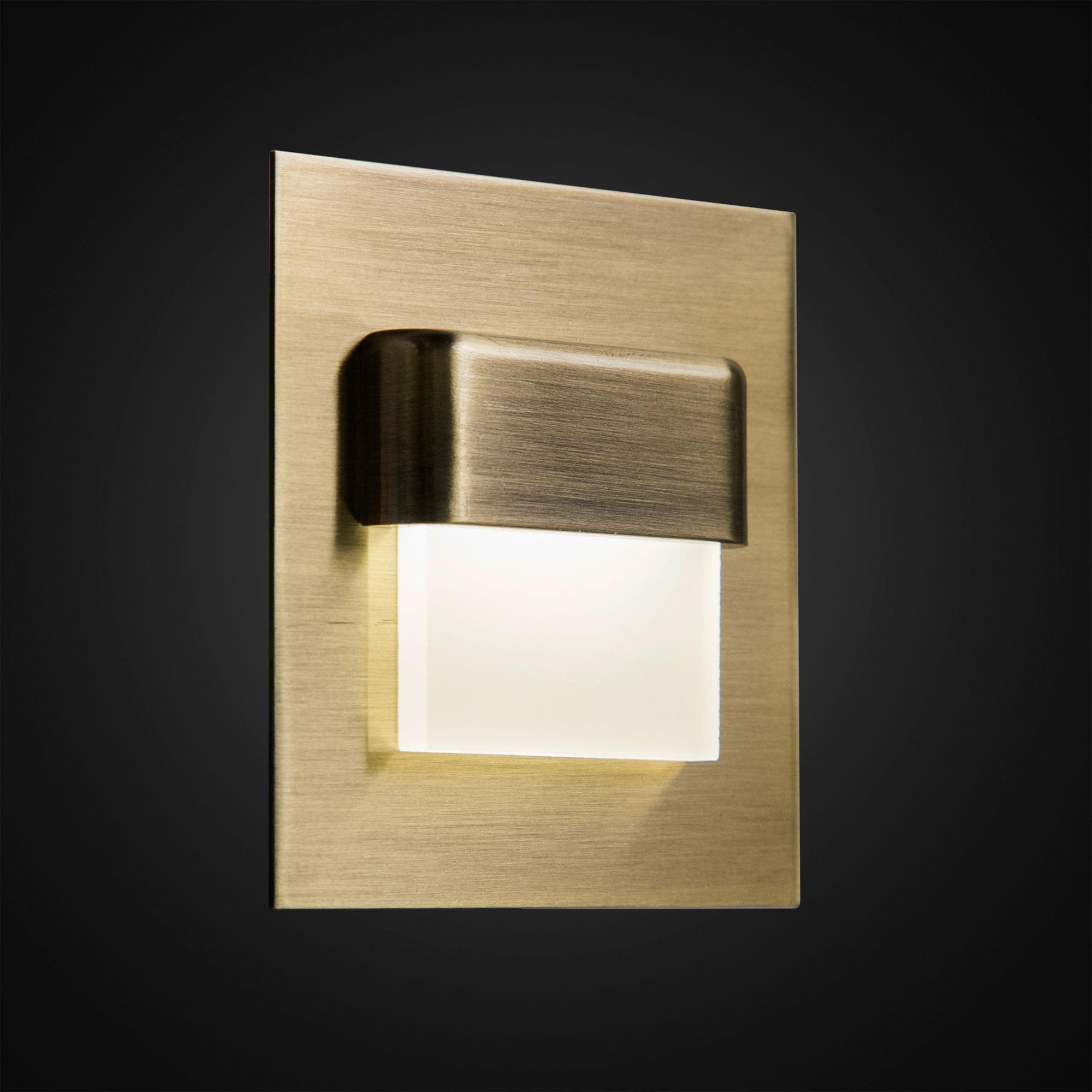 Citilux Скалли CLD006K3 LED Встраиваемый светильник лестничный Бронза арт. 88173