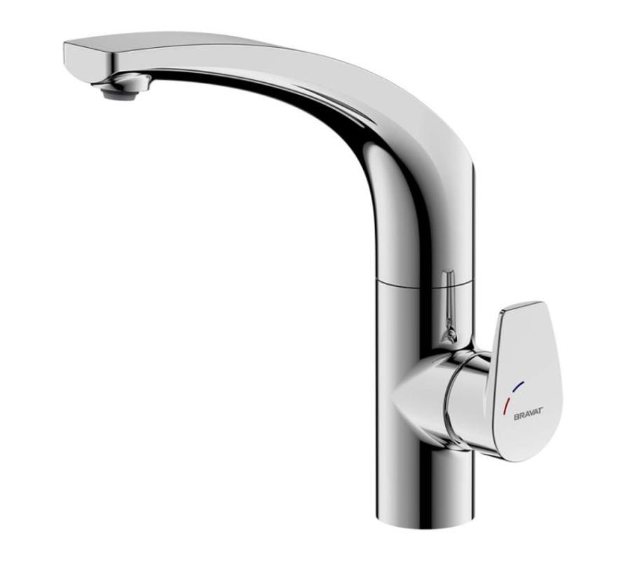 Смеситель для кухни Bravat Nizza F7353387CP-RUS, хром арт. 170005