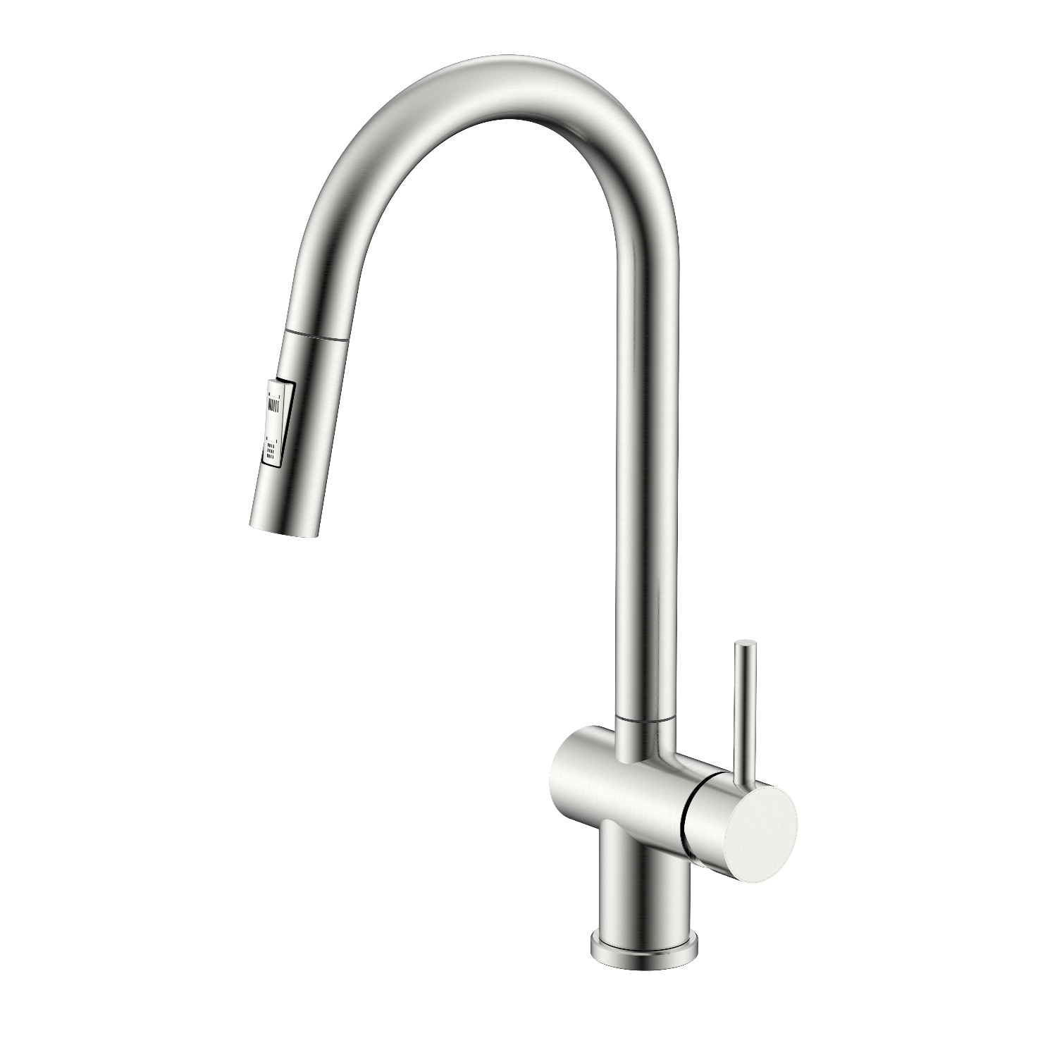 Смеситель для кухни с выдвижным изливом Splenka S204.49.05, сатин арт. 171110