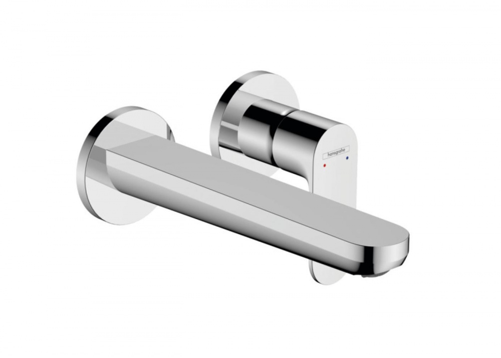 HANSGROHE Rebris S Смеситель для раковины, настенный, с изливом 20 см, хром арт. 35210