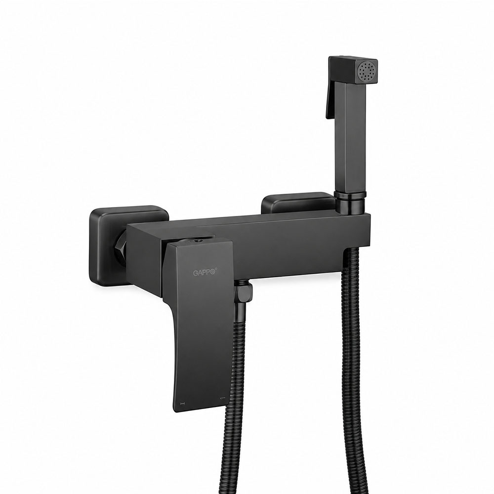 Гигиенический душ со смесителем GAPPO G2007-6, черный арт. 189778
