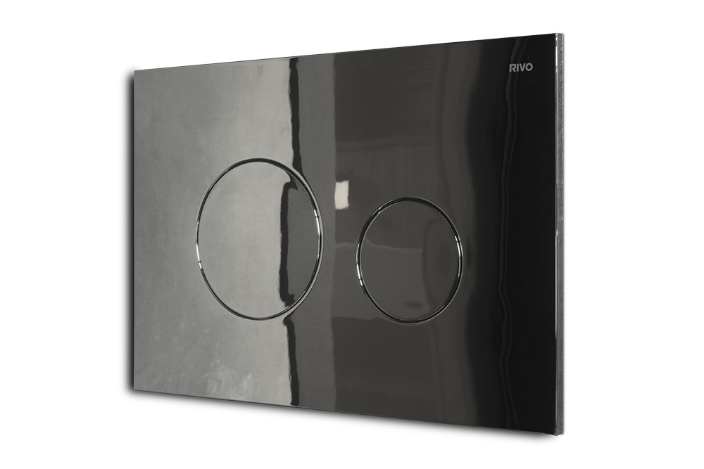 RIVO Touch Neo Панель двойного смыва для баков RIVO Set A, Хром глянцевый арт. 161581