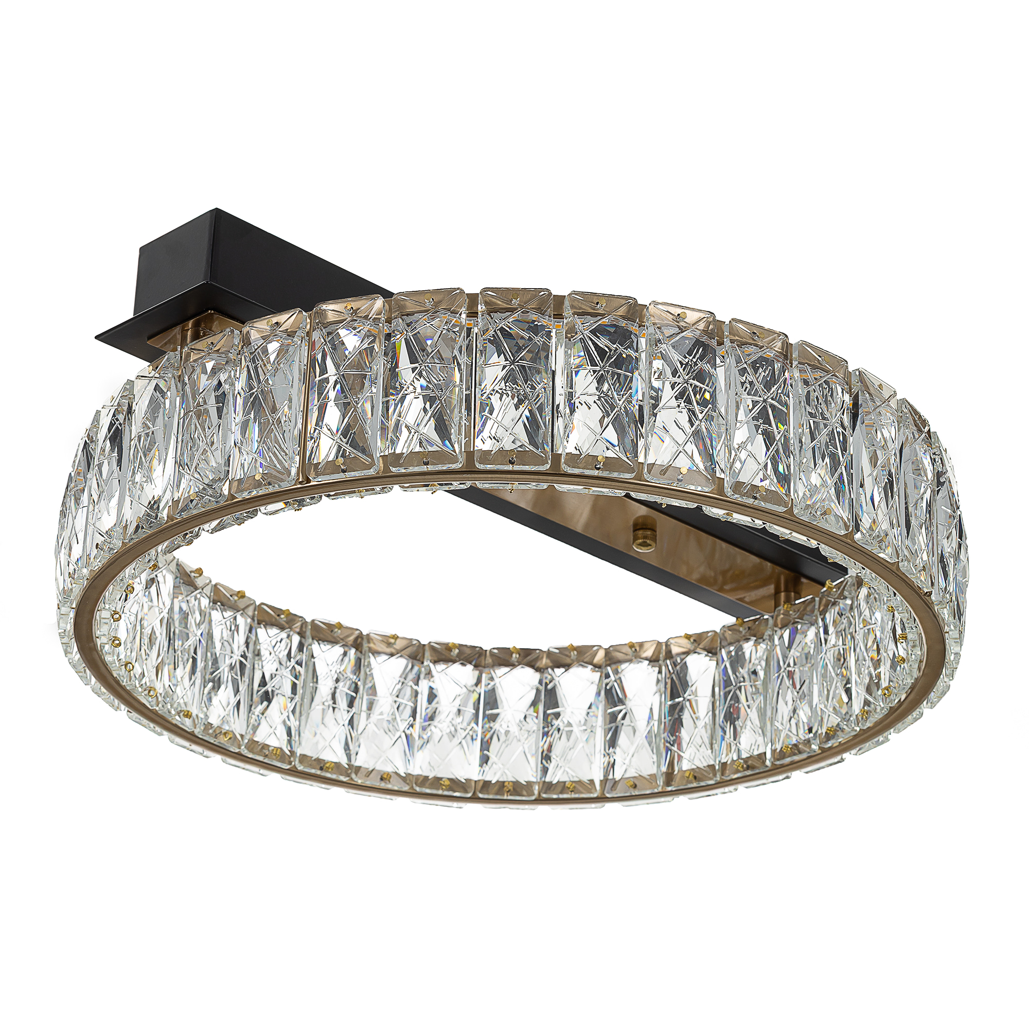 Citilux PALANT CL325142 LED Люстра хрустальная Чёрный+Бронза арт. 89629