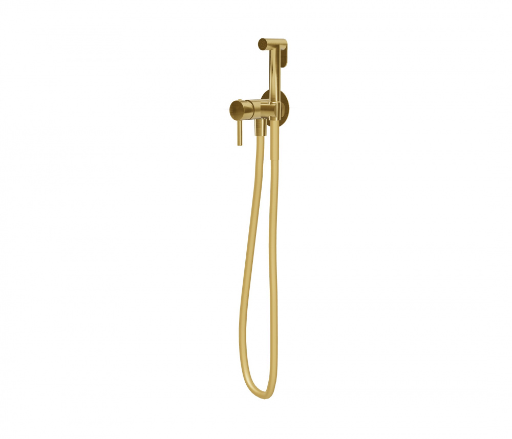 TREEMME Гигиенический душ со смесителем, UZ Brushed brass арт. 40074