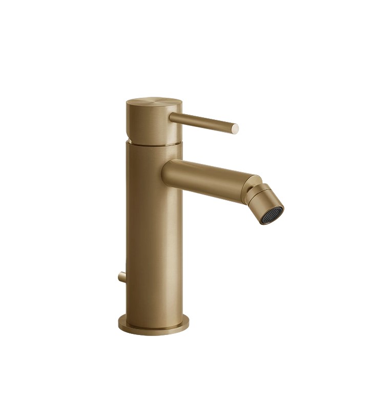 GESSI FLESSA Смеситель для биде с донным клапаном на 1 1/4”, Warm Bronze Br. PVD арт. 35909