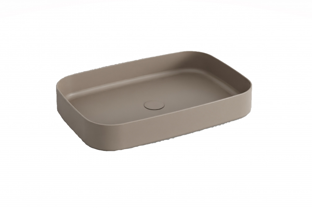 CIELO SHUI COMFORT Раковина накладная, 60x40xH12,5 см, без перелива, Arenaria арт. 36306