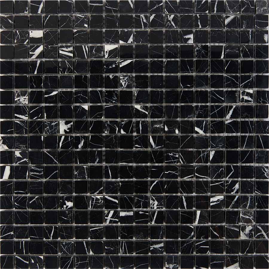 PIX 250 Black majesty, чип 15x15 мм, сетка 305х305x4 мм, Полированная арт. 73766